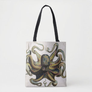 Sac fourre-tout vintage à impression d'impression