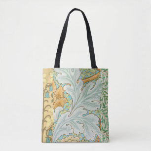 Sac fourre-tout vintage Art Déco Mint Green Floral