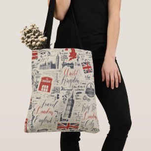 Sac fourre-tout vintage de Londres