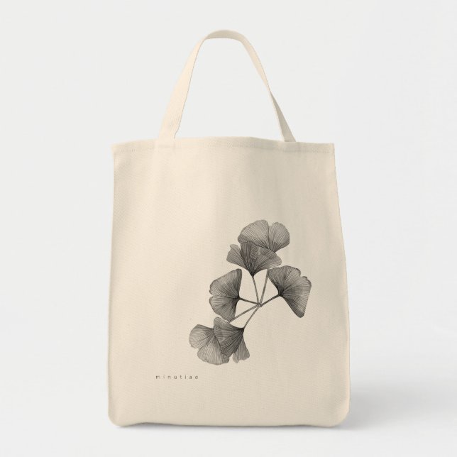 Sac fourre-tout vintage Gingko (Devant)