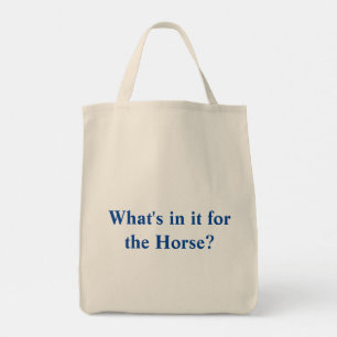 sac fourre-tout "What's in it" avec logo à l'enver