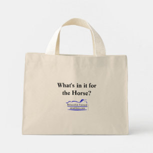 sac fourre-tout "What's in it" avec logo à l'enver