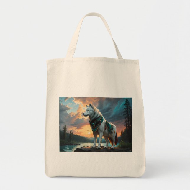 Sac fourre-tout Wolf Guardian (Devant)