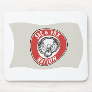 Sac & Fox Nation (Oklahoma) Flag-Mauspad Mousepad