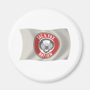 Sac & Fox Nation (Oklahoma) Flaggenmagnet Magnet