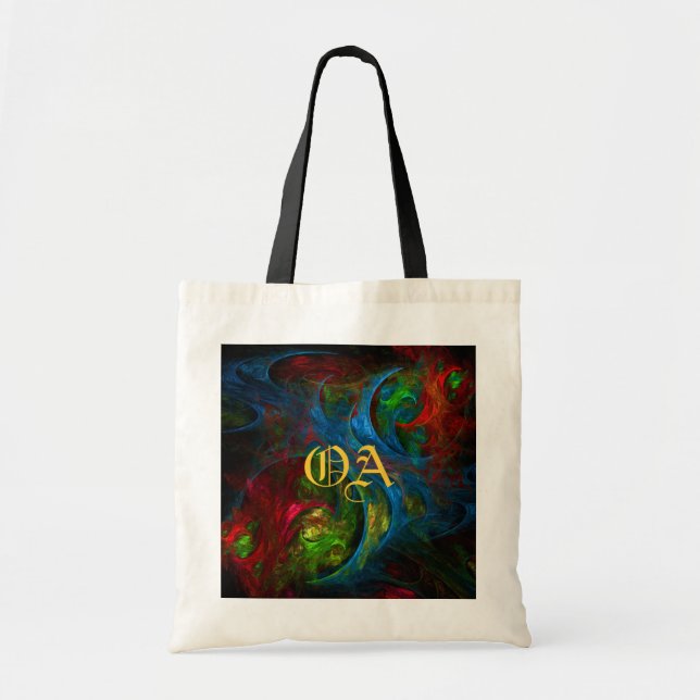 Sac Genesis Blue Monogram Art Abstrait (Devant)