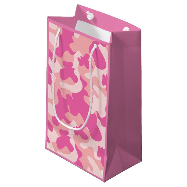 Sac Girly rose de cadeau de Camo (Devant Angle)