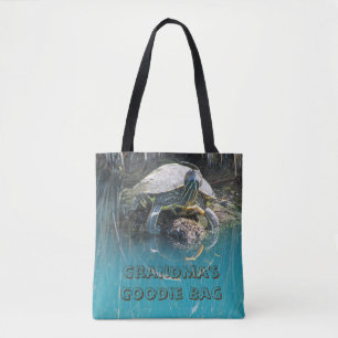 Sac Goodie de grand-mère Unique Turtle Photo Anima