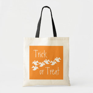 Sac Halloween Fantôme, Orange