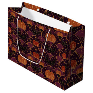 Sac Halloween gothique, damas de citrouille et de