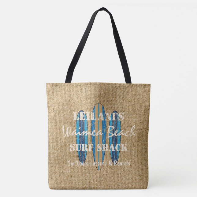 Sac hawaïen de plage de monogramme de (Devant)