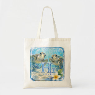 Sac HIMELE Hawaiian Tote Bag Honu 