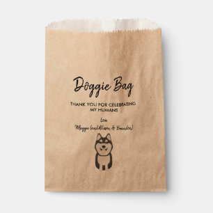 Sac Husky Doggie pour Mariage, Sacs Favoriser