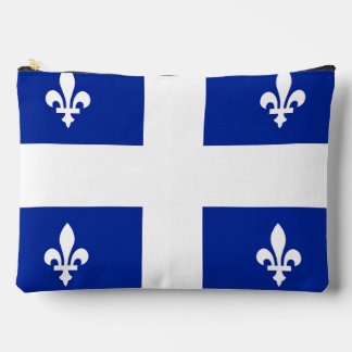 Sac imprimé, coupé et cousu avec le drapeau du Qué