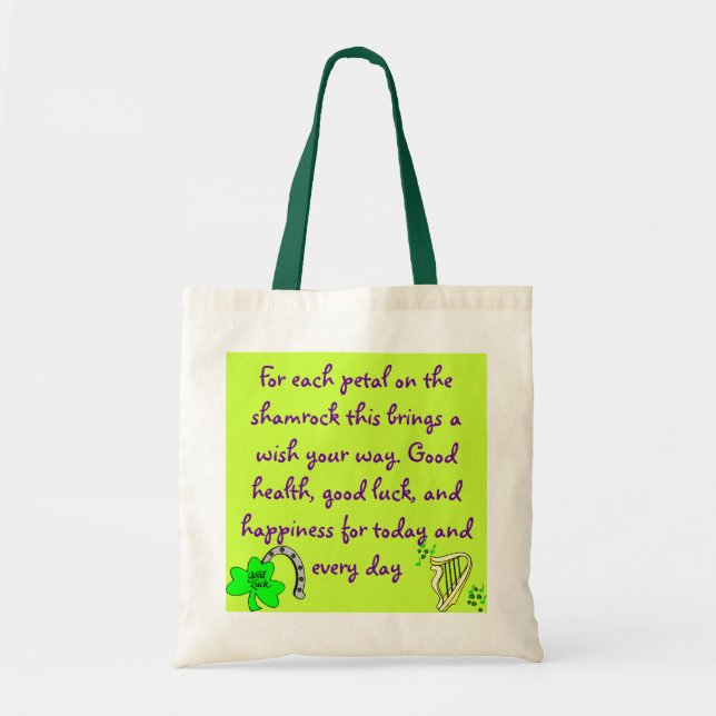 Sac irlandais de bénédiction (Devant)