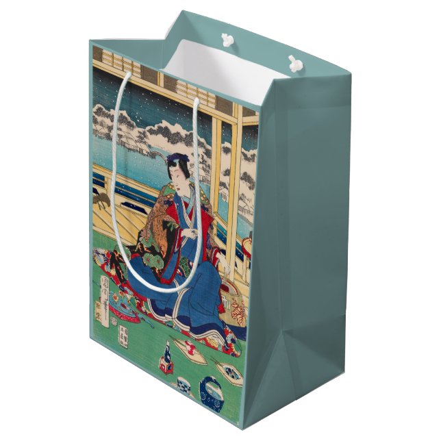 Sac japonais de cadeau d'art (Dos Angle)