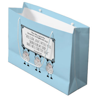Sac "Je prendrai soin de mes brebis"