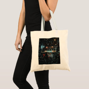 Sac Jeju City Nuit Pluvieuse Corée du Sud Toile
