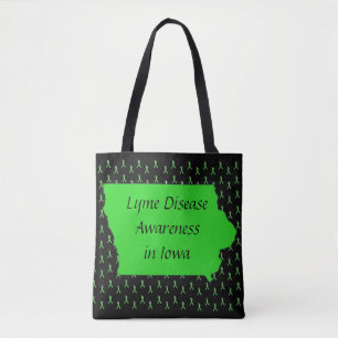 Sac Lyme en Iowa Tote Bag de sensibilisation