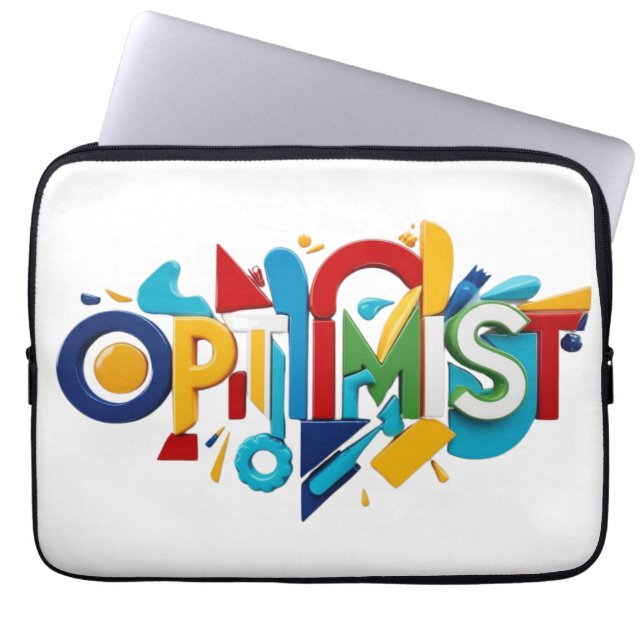 Sac Macbook, Cadeau Optimiste (Devant)