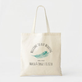 Sac Mariage de bienvenue Palm Tree Leaf
