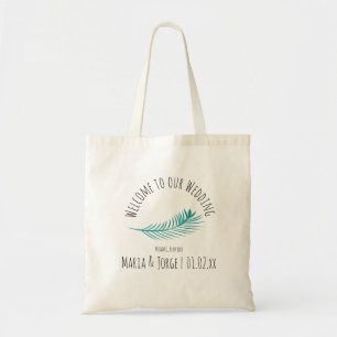 Sac Mariage de bienvenue Palm Tree Leaf