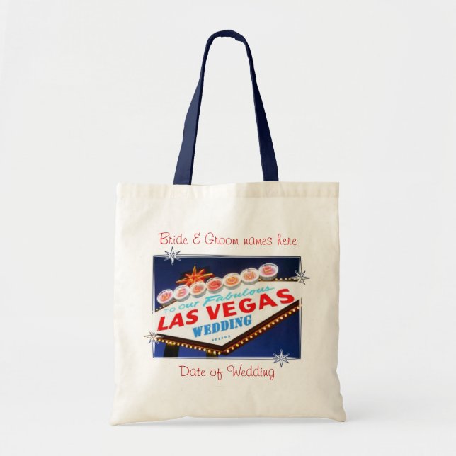 Sac Mariage personnalisé Las Vegas (Devant)