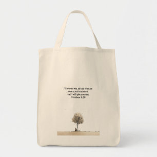Sac Matthew 11:28 Tote Chrétien Sac Cadeau de Fo