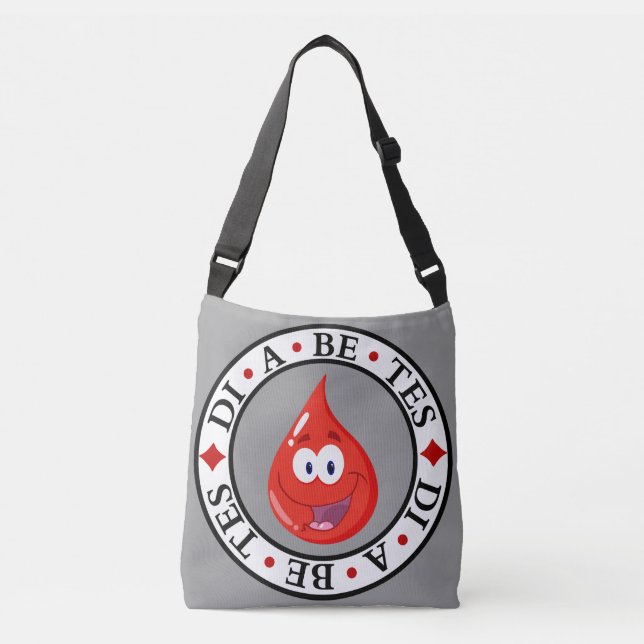 Sac messenger de sensibilisation au diabète (Devant)