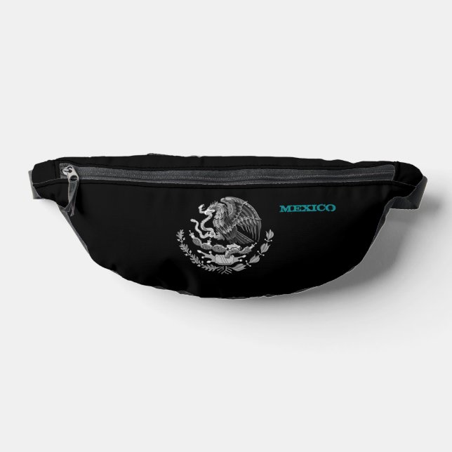 Sac mexicain, Aigle mexicain, blason / drapeau (Poser)