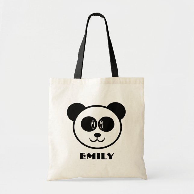 Sac mignon de bibliothèque de PANDA d'enfants (Devant)