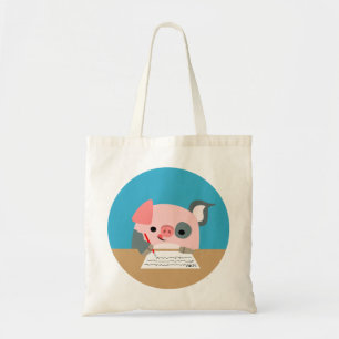 Sac mignon de porc d'écriture de bande dessinée