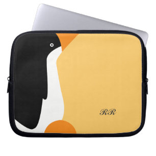 Sac mignon d'ordinateur portable de pingouin
