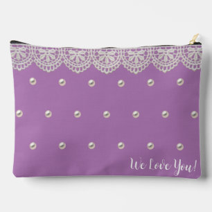 Sac mignon pour maman dentelle et pochette de maqu