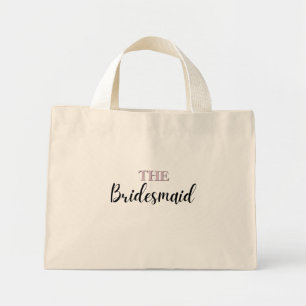 Sac Mini Tote Art Minimal Élégant pour Demoiselles