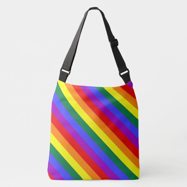 Sac mortuaire à croix d'arc-en-ciel de drapeau de (Devant)