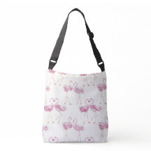 Sac mortuaire croisé à Flamant rose