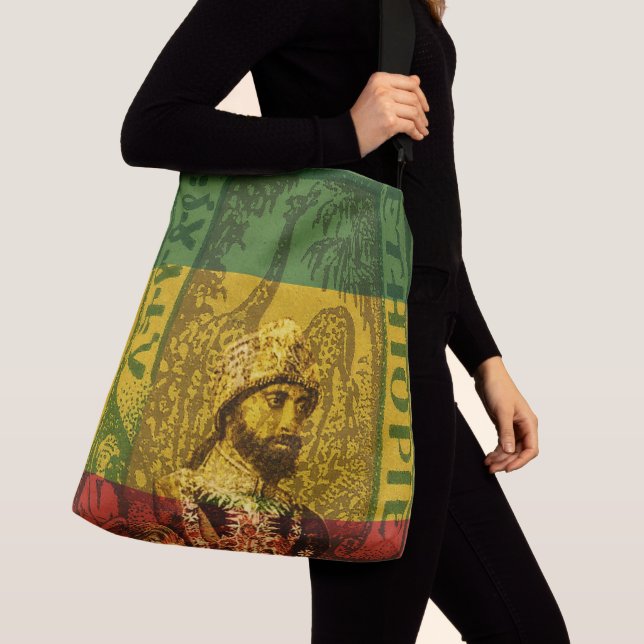 Sac mortuaire croisé à Haile Selassie Fourre-tout (De près)