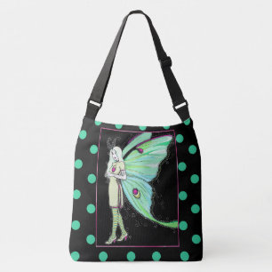 Sac mortuaire féerique à croix de point de polka