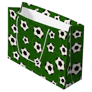 Sac motif de la soirée de football de sport