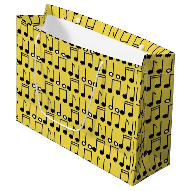 Sac musical génial de faveur de cadeau de papier (Devant Angle)