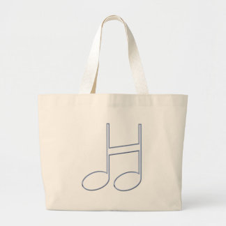 Sac Musical Lettre H – Sac à Notes Minimaliste