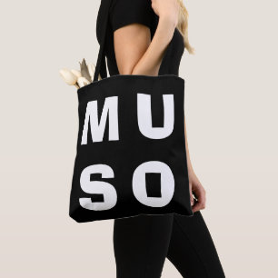 Sac Muso Musicien Amateur de Musique Monochrome No