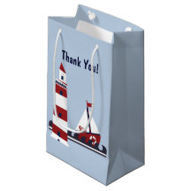 Sac nautique de cadeau de faveur de scène d'océan