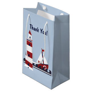 Sac nautique de cadeau de faveur de scène d'océan