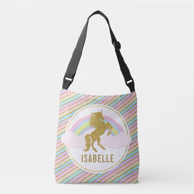 Sac personnalisable magique de licorne (Devant)