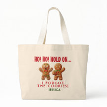 Sac personnalisé : Biscuit de Noël "J'ai oublié le