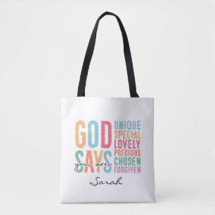 Sac personnalisé chrétien   Sac fourre-tout avec v