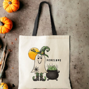 Sac personnalisé de bonbons d'Halloween pour sorci