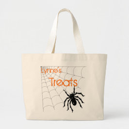 Sac personnalisé de festin de Halloween d'araignée